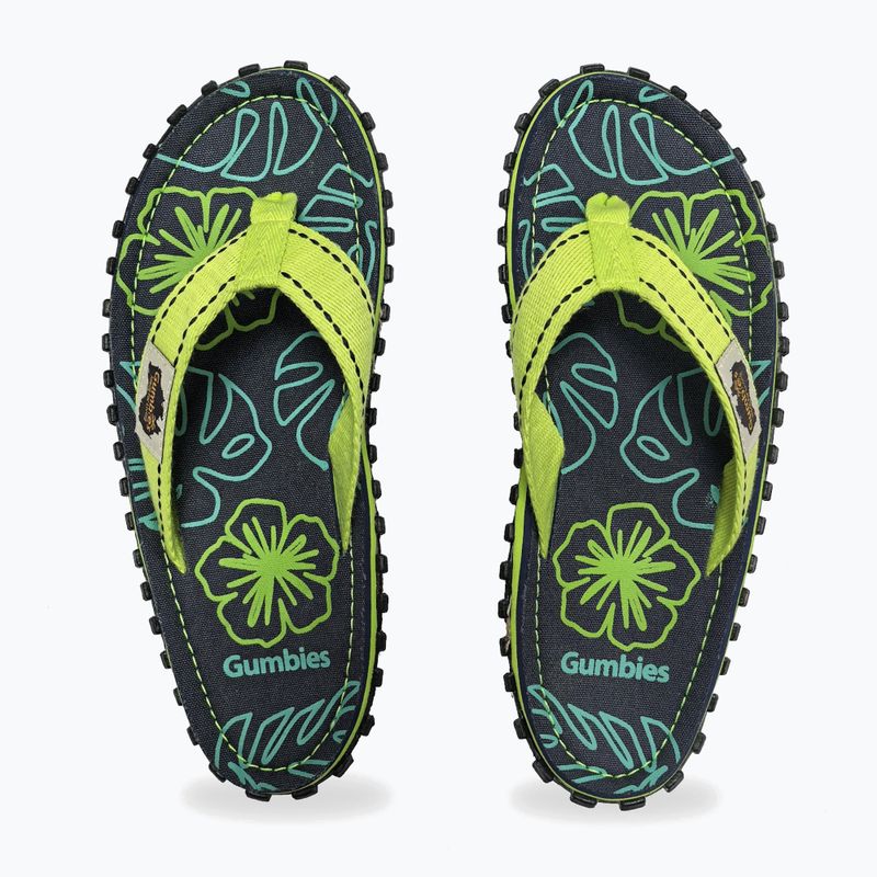 Japonki Gumbies Islander lime hibiscus 4