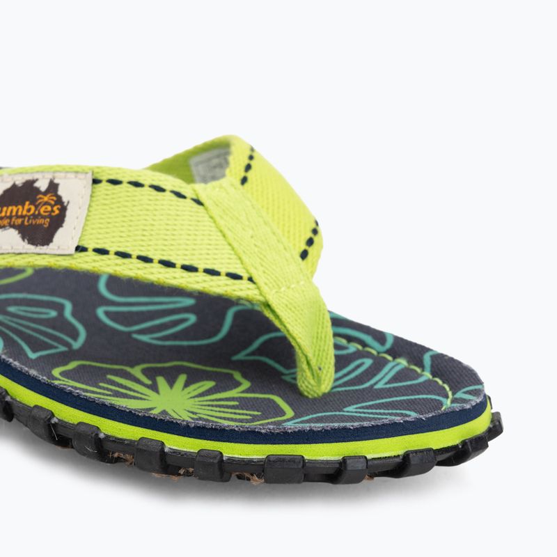 Japonki Gumbies Islander lime hibiscus 7