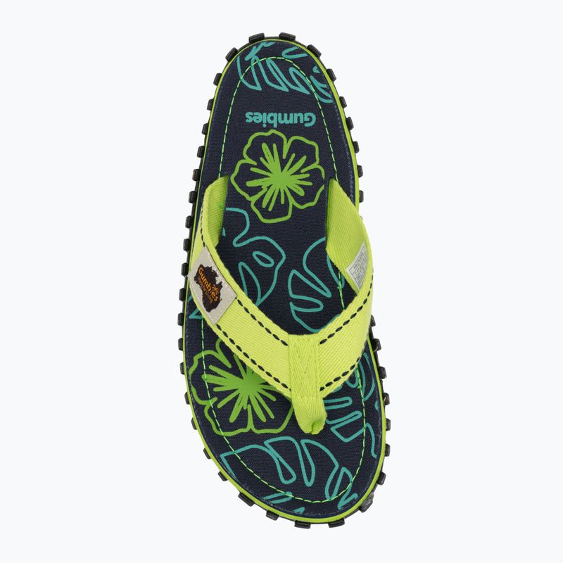 Japonki Gumbies Islander lime hibiscus 5