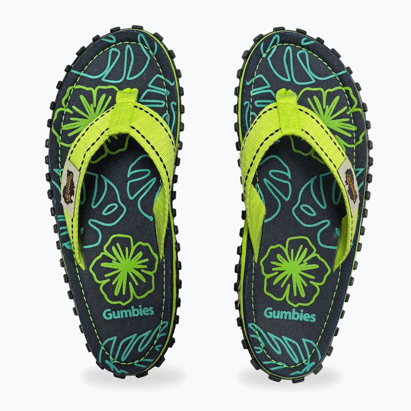 Japonki Gumbies Islander lime hibiscus 3