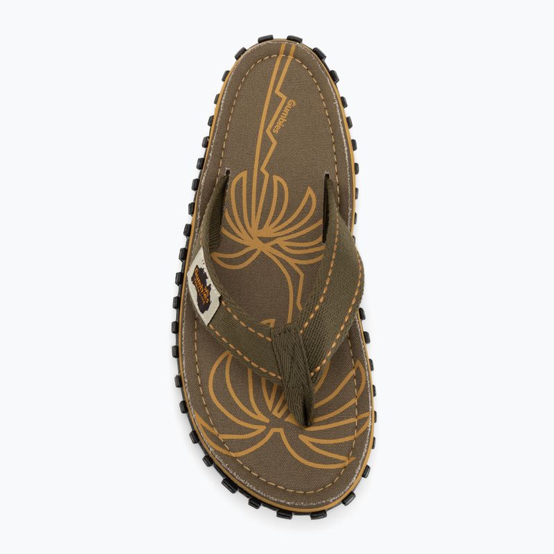 Japonki Gumbies Islander palm leaf khaki 5