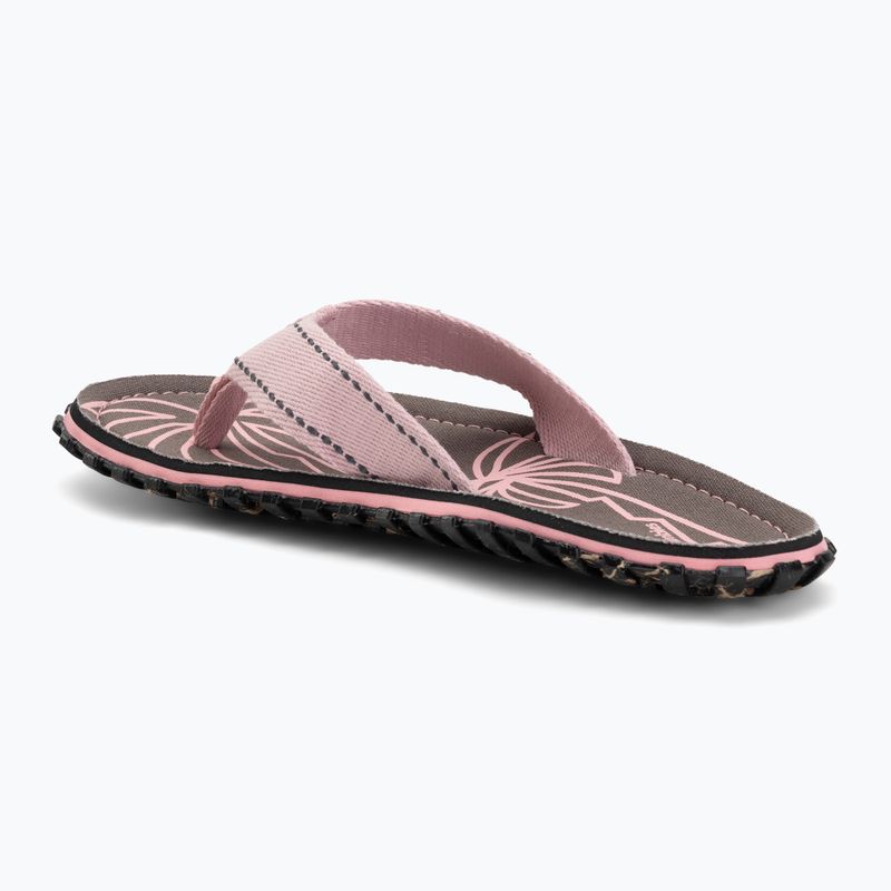 Japonki Gumbies Islander palm leaf pink 3