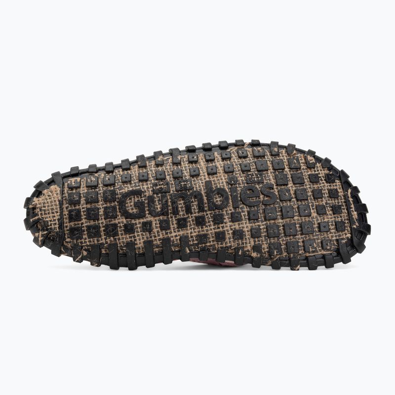 Japonki Gumbies Islander palm leaf pink 4