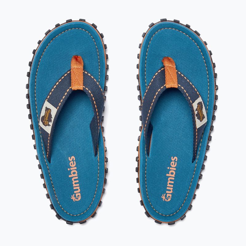 Japonki Gumbies Islander tricolor blue 4