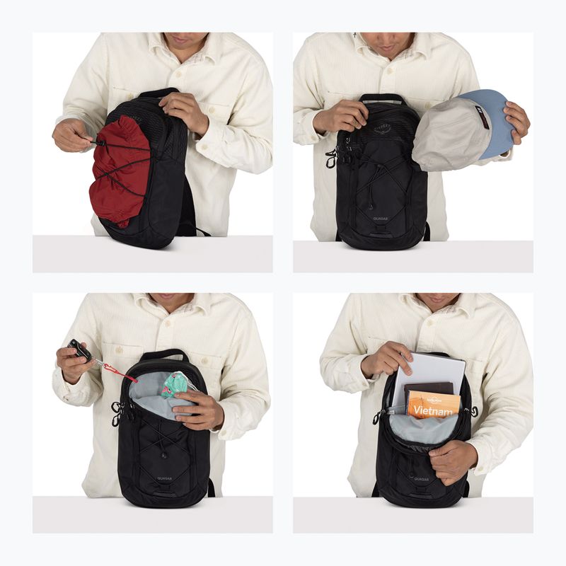 Plecak miejski na jedno ramię Osprey Quasar Sling 6 l black 12