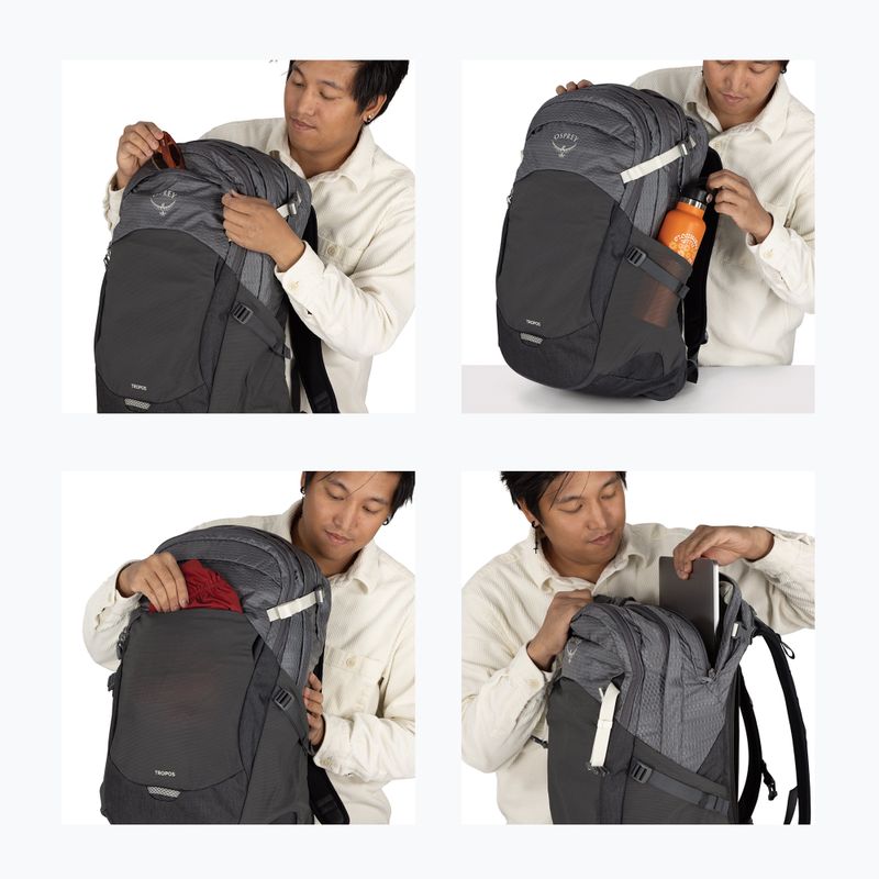 Plecak miejski Osprey Tropos 32 l phantom grey heather 9