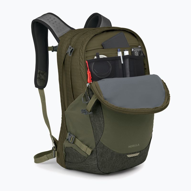 Plecak miejski Osprey Nebula 32 l moss green/earl grey heather 5