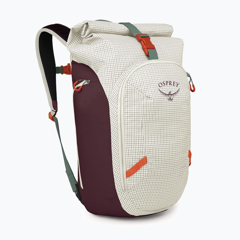 Plecak miejski Osprey Transporter Roll Top 30 l mystery white/moody burgundy 2