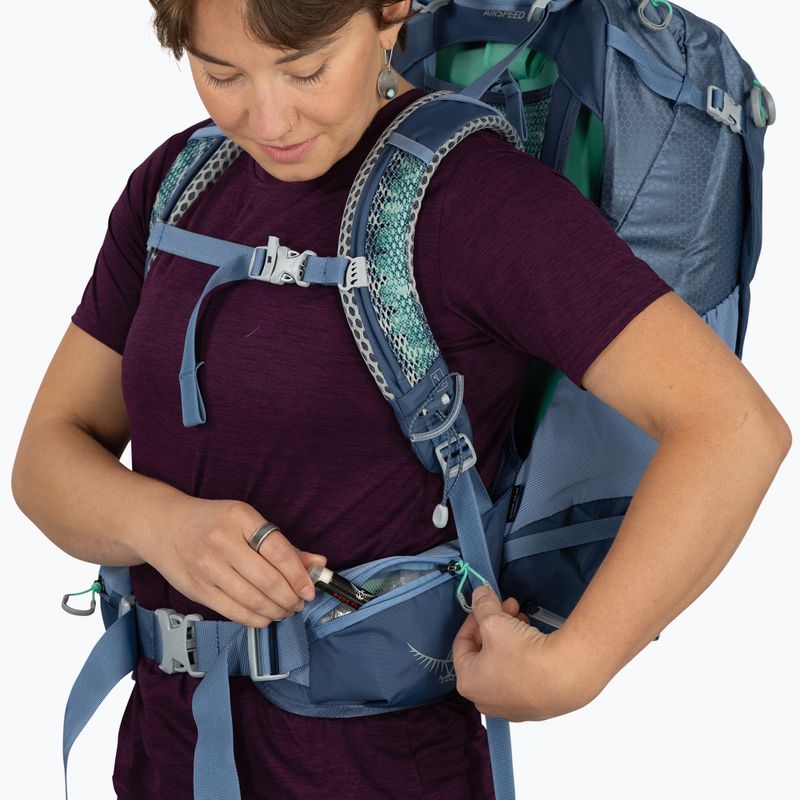 Plecak turystyczny damski Osprey Sirrus 24 l sevres blue 10