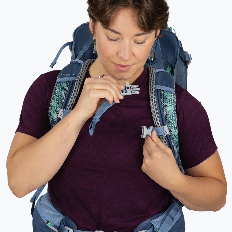 Plecak turystyczny damski Osprey Sirrus 24 l sevres blue 12