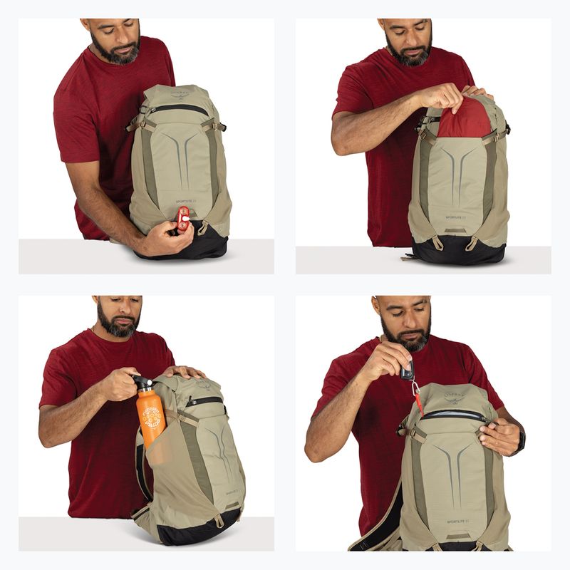 Plecak turystyczny Osprey Sportlite 22 l olive tan 12