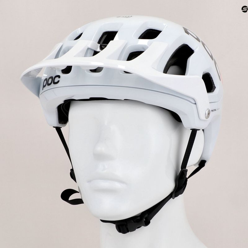 Kask rowerowy POC Tectal Race MIPS NFC hydrogen white/fluorescent orange avip 13