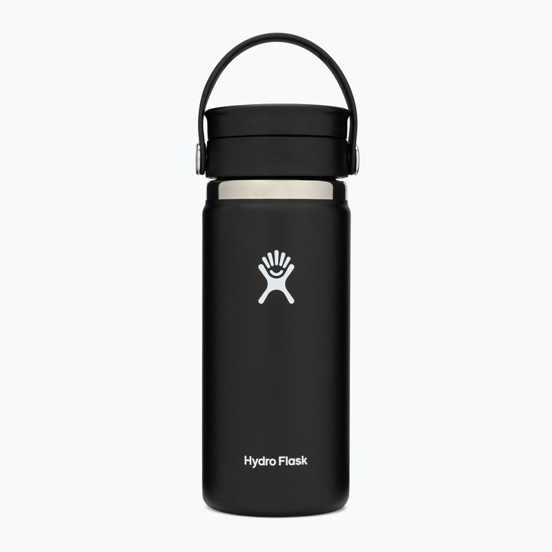 Butelka termiczna Hydro Flask Wide Flex Sip 470 ml black