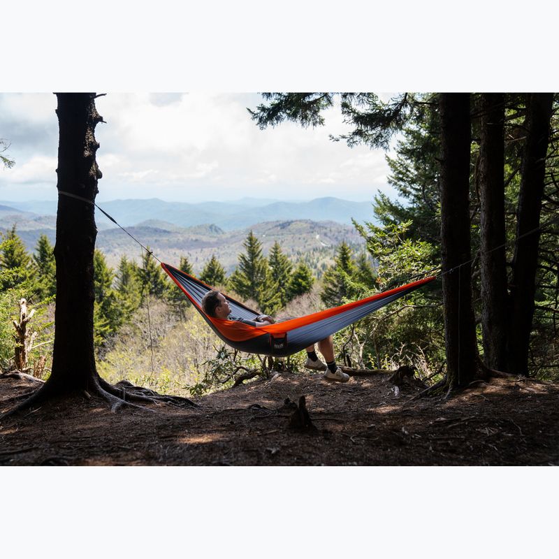 Hamak turystyczny ENO SuperSub Ultralight charcoal/orange 8