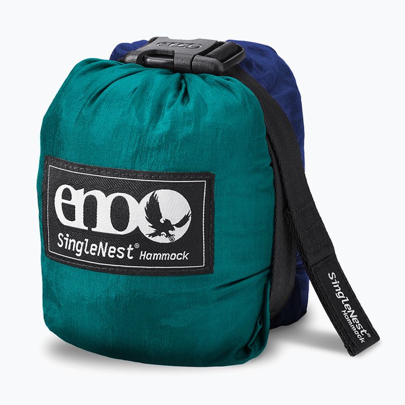 Hamak turystyczny ENO SingleNest seafoam/navy 4