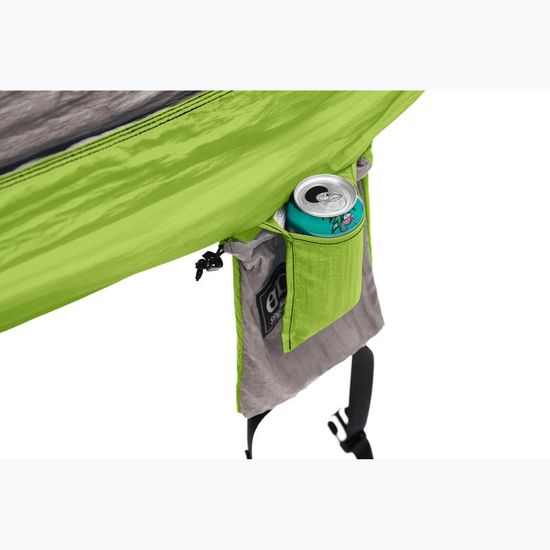 Hamak turystyczny ENO SingleNest grey chartreuse 2