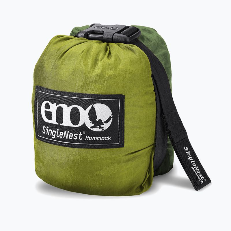 Hamak turystyczny ENO SingleNest melon/olive 2