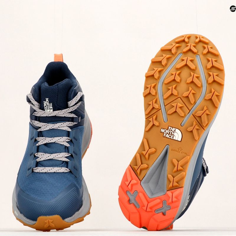 Buty turystyczne damskie The North Face Vectiv Exploris 2 Mid Futurelight shady blue/summit navy 18