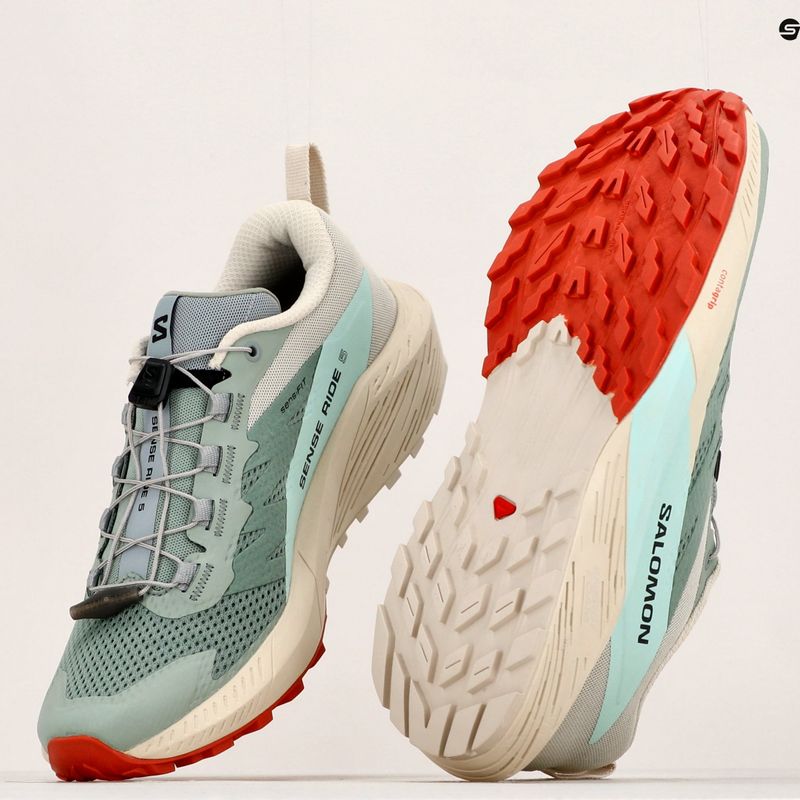 Buty do biegania damskie Salomon Sense Ride 5 lily/rainy day/bleached aqua 14