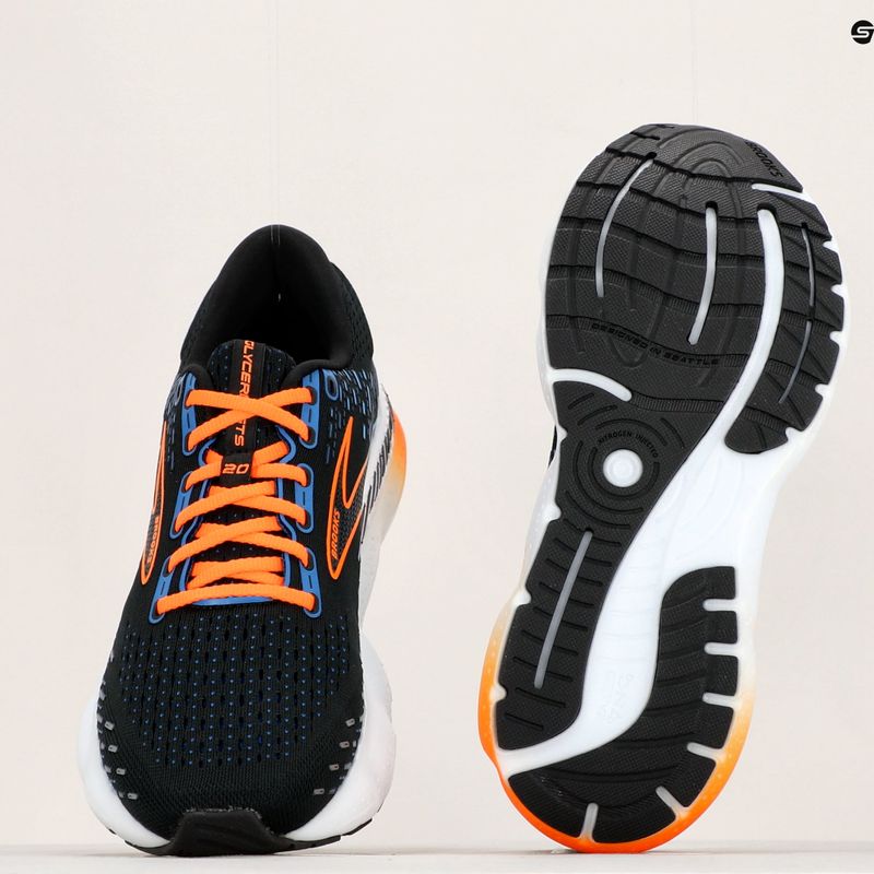 Buty do biegania męskie Brooks Glycerin GTS 20 black/classic blue/orange 18