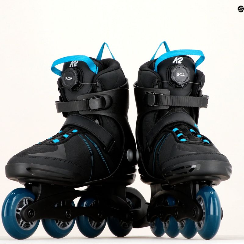 Rolki męskie K2 F.I.T. 80 Pro black/blue 12