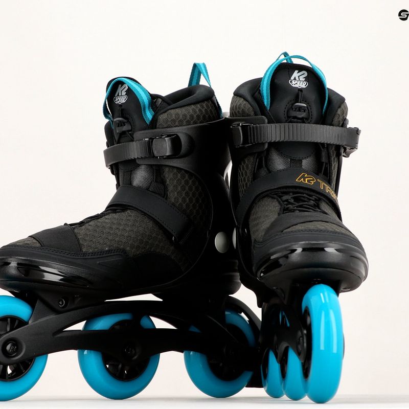 Rolki męskie K2 Trio LT 100 black/orange 13