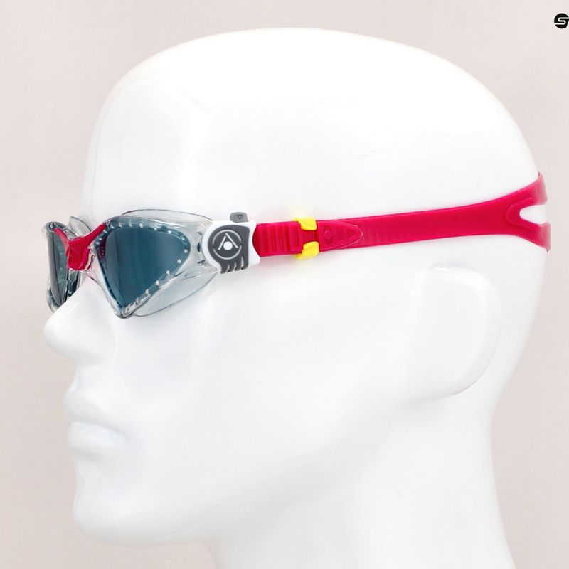 Okulary do pływania dziecięce Aquasphere Kayenne Compact transparent/raspberry 8