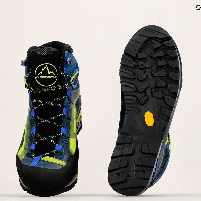 Buty wysokogórskie męskie La Sportiva Trango Tech GTX electric blue/lime punch 19