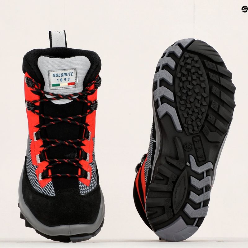 Buty trekkingowe dziecięce Dolomite Steinbock WT GTX pewter grey/fiery red 12