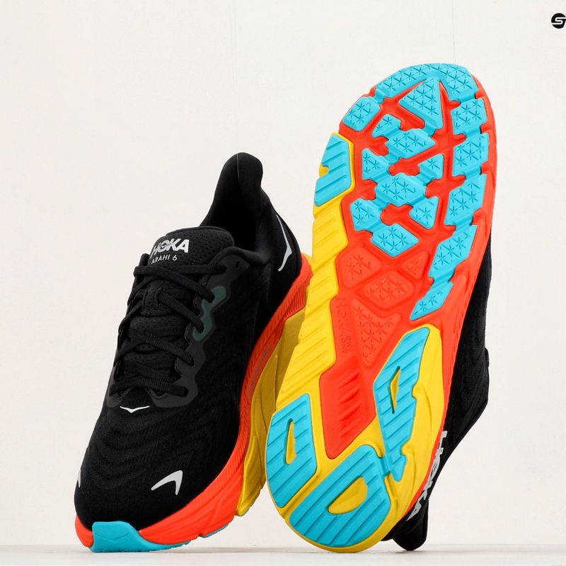 Buty do biegania męskie HOKA Arahi 6 black/flame 12