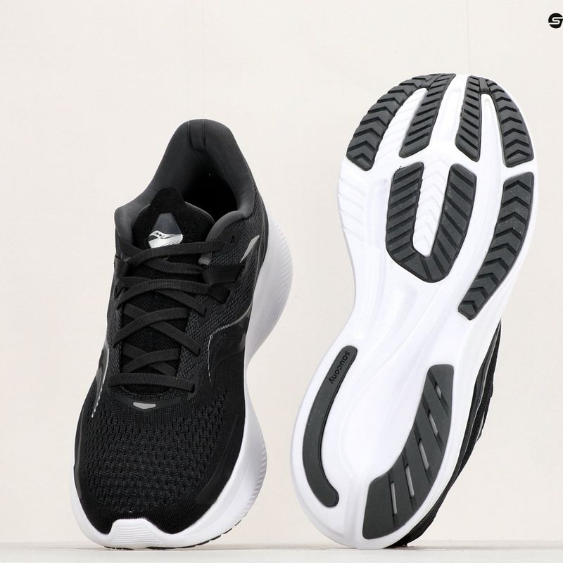 Buty do biegania męskie Saucony Ride 15 black/white 17