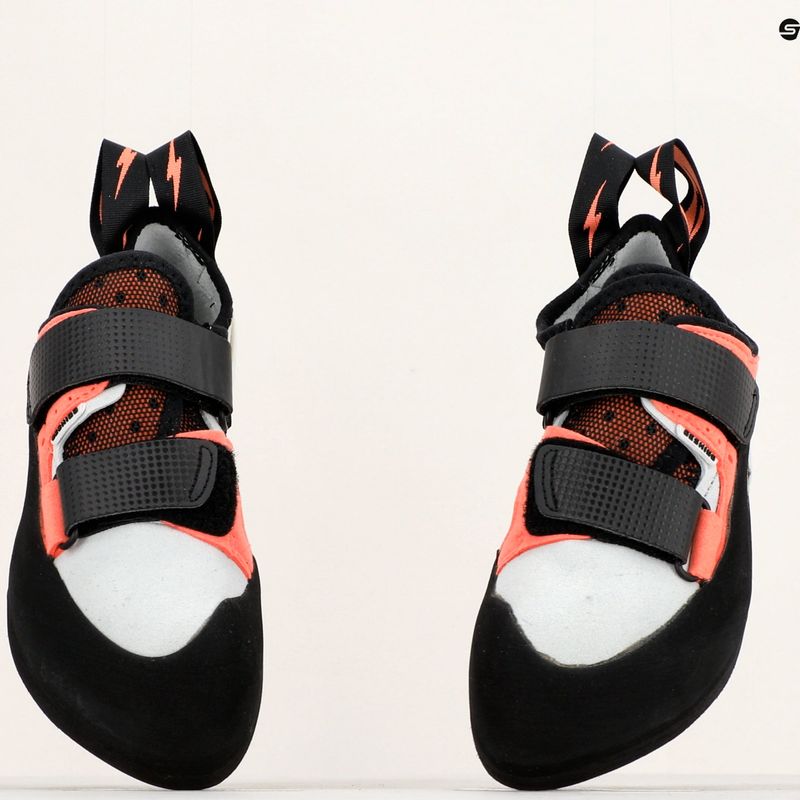 Buty wspinaczkowe damskie Evolv Geshido white/coral/black 6