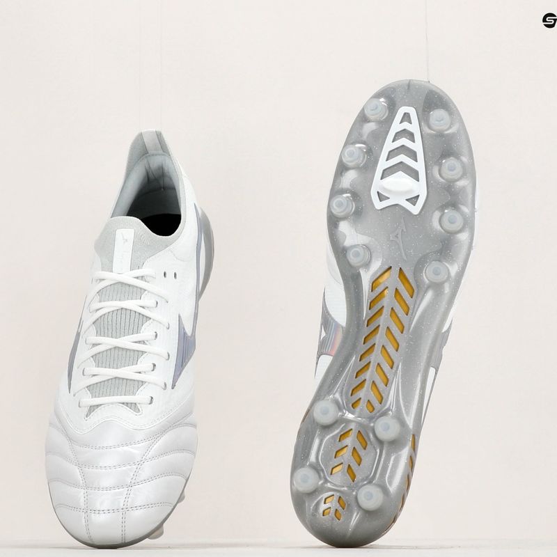 Buty piłkarskie Mizuno Morelia Neo III Beta JP białe P1GA239004 12