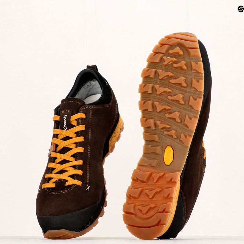Buty turystyczne męskie AKU Bellamont III Suede GTX brown/yellow 13