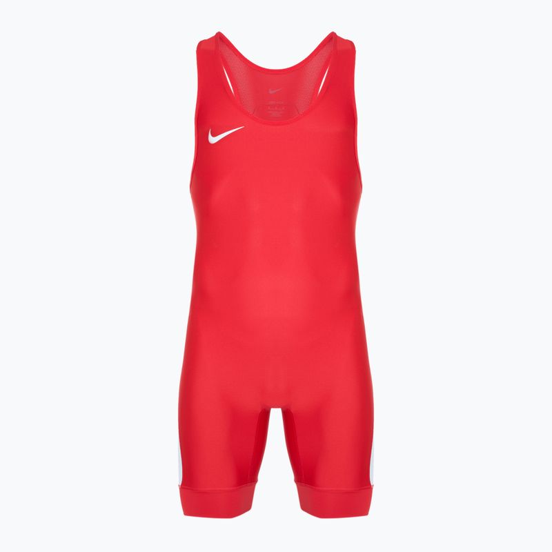 Kombinezon męski Nike Grappler Elite Singlet scarlet/white