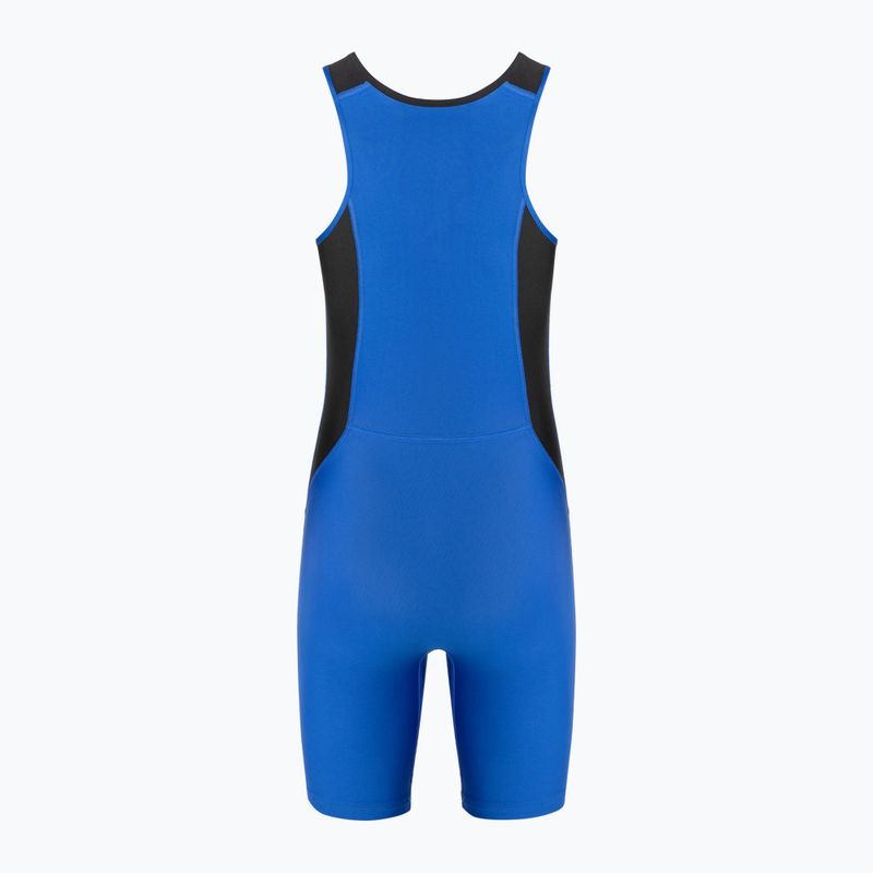 Trykot zapaśniczy męski Nike Weightlifting Singlet royal/black 2