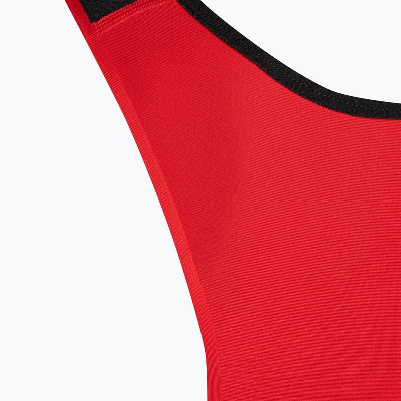 Trykot zapaśniczy męski Nike Weightlifting Singlet scarlet/black 4