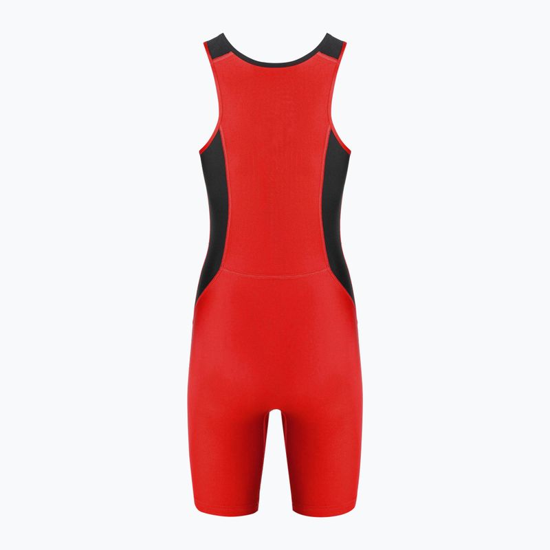 Kombinezon damski Nike Weightlifting Singlet scarlet/black 2