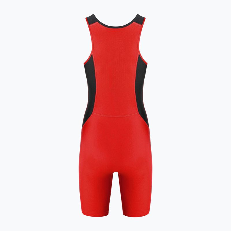 Trykot zapaśniczy damski Nike Weightlifting Singlet scarlet/black 2