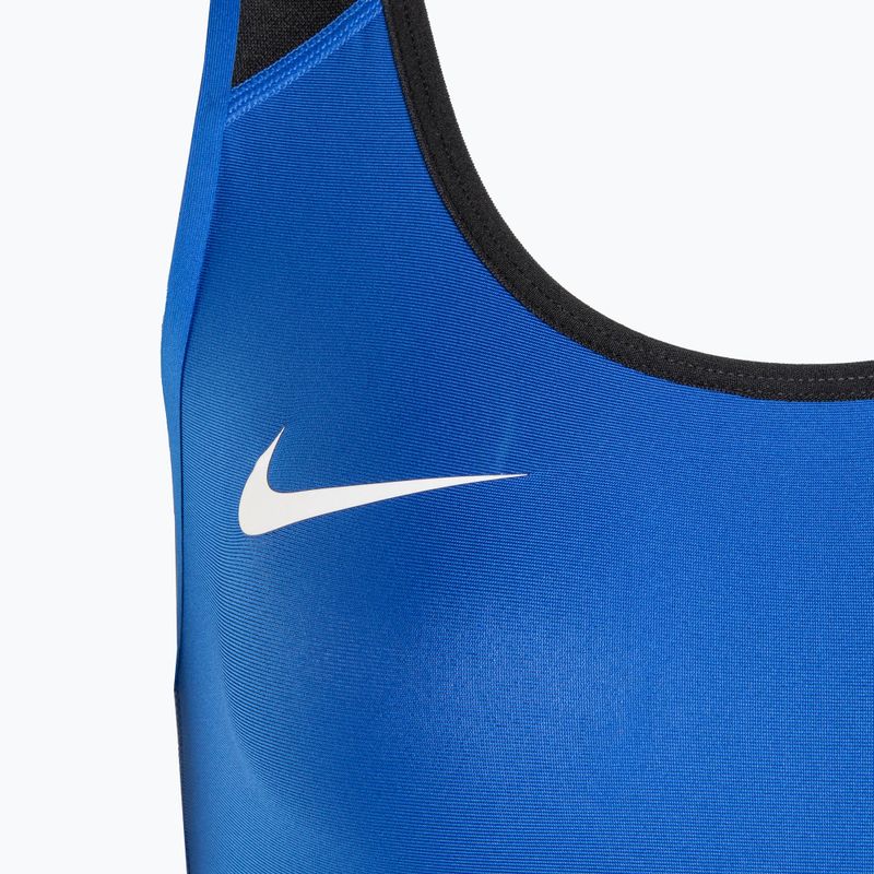 Trykot zapaśniczy damski Nike Weightlifting Singlet royal/black 3