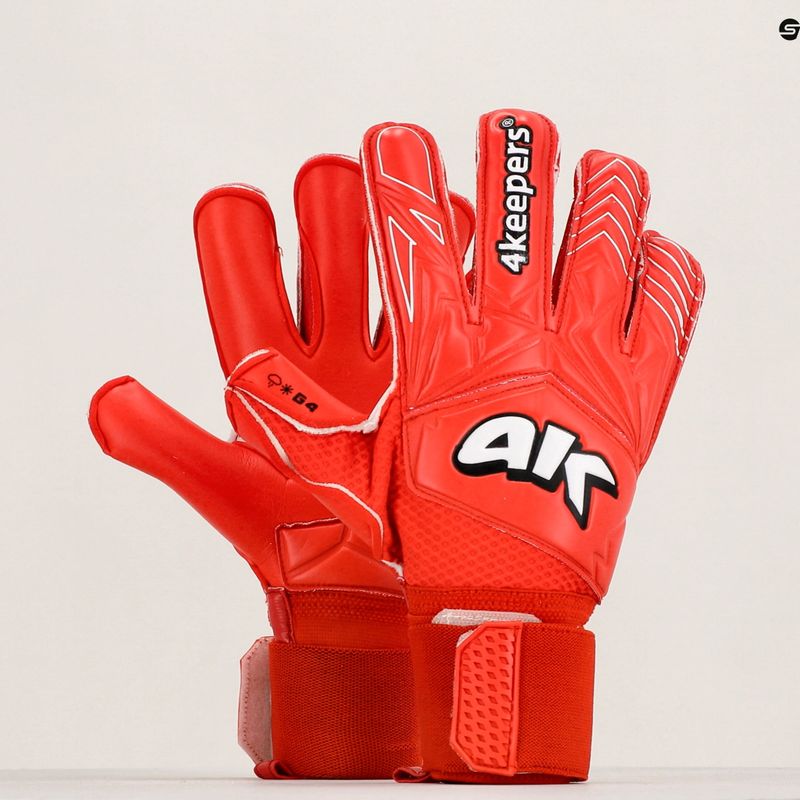 Rękawice bramkarskie 4keepers Force V4.23 HB czerwony 9