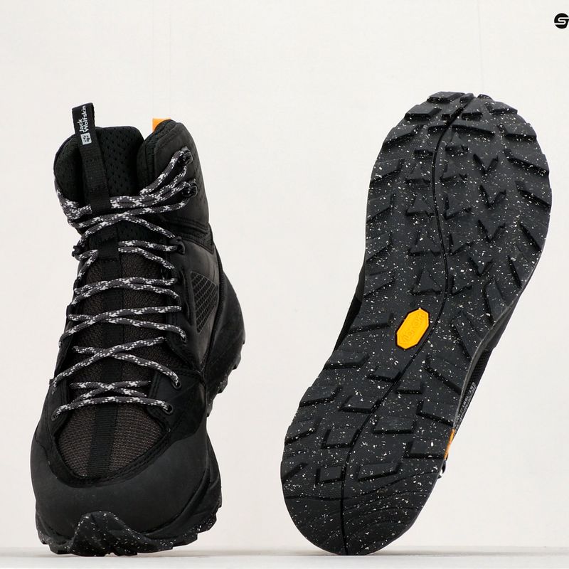 Buty trekkingowe męskie Jack Wolfskin Terraquest Texapore Mid black 12