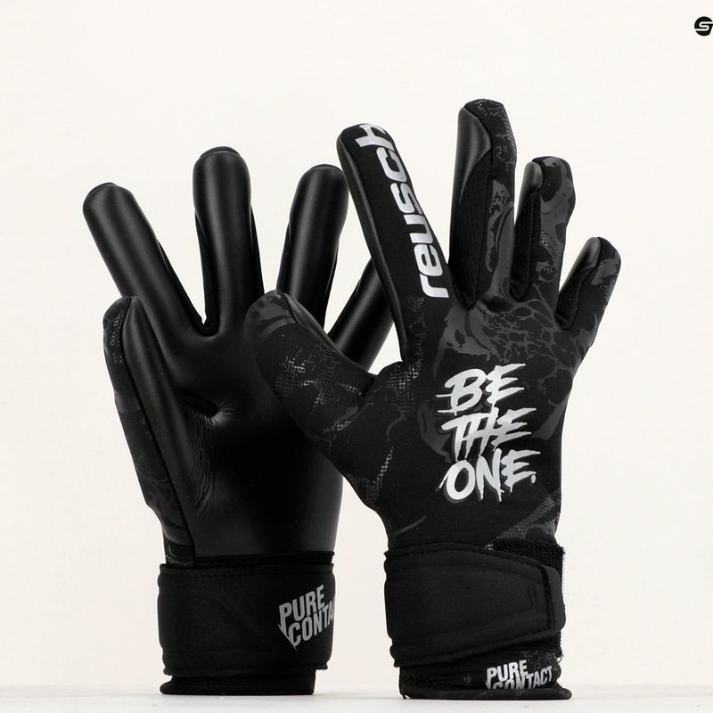 Rękawice bramkarskie dziecięce Reusch Pure Contact Infinity black 10