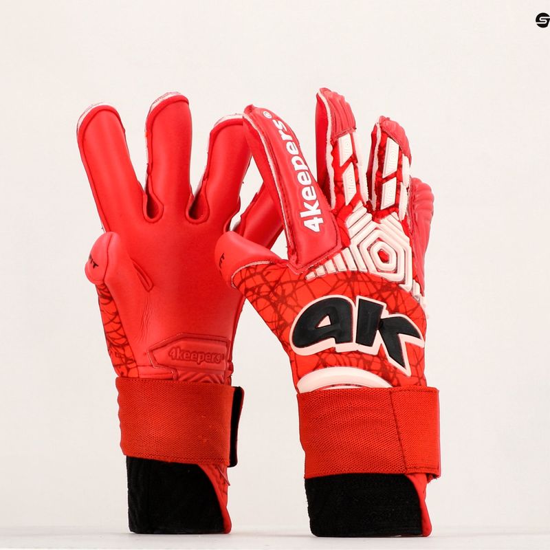 Rękawice bramkarskie dziecięce 4keepers Neo Rodeo RF2G Jr czerwony 10