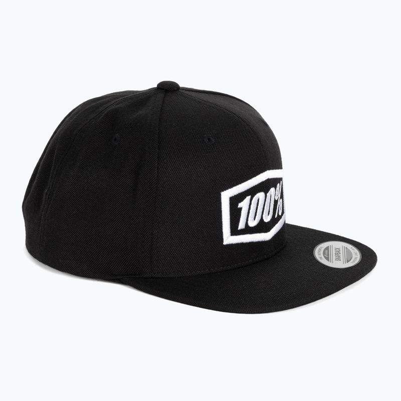 Czapka z daszkiem męska 100% Essential Snapback black