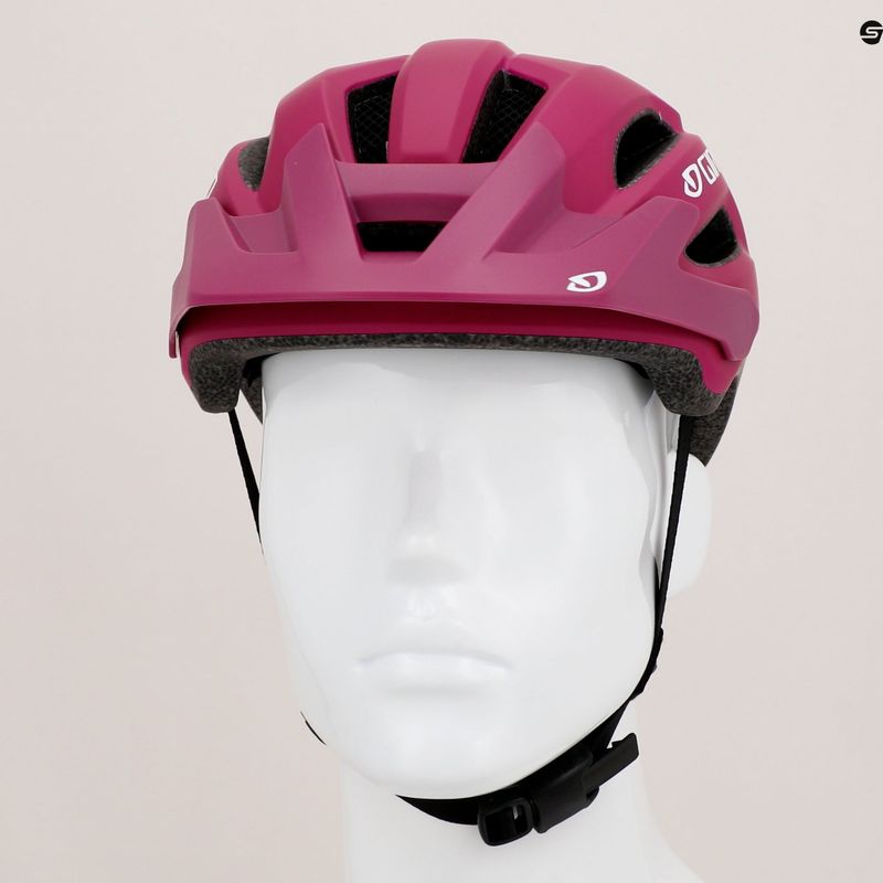 Kask rowerowy dziecięcy Giro Fixture II matte pink street 10