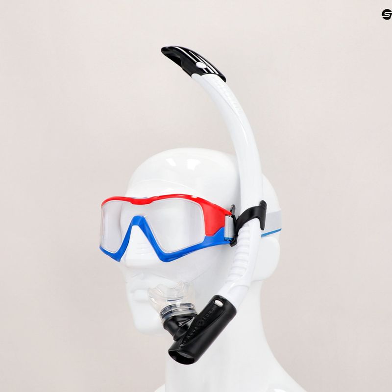 Zestaw do snorkelingu Aqualung Vita Combo white/black 10