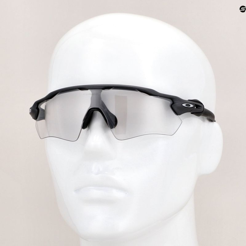 Okulary przeciwsłoneczne Oakley Radar EV Path steel/clear to black iridium photochromic 13