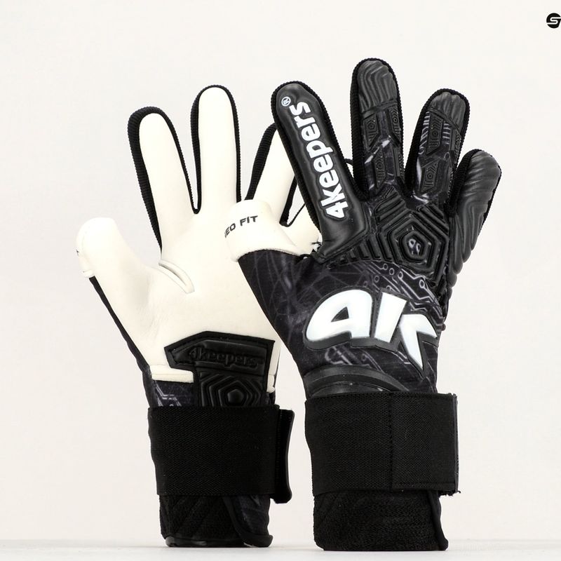 Rękawice bramkarskie dziecięce 4keepers Neo Elegant NC Jr czarny 10
