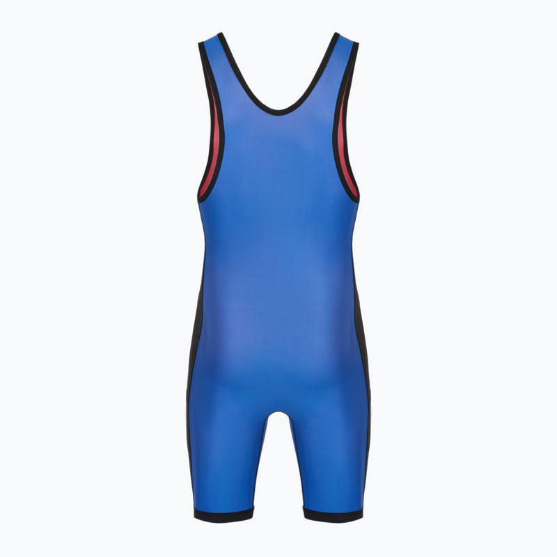 Kombinezon męski adidas 1 Stripe Reversible Singlet czerwony 2